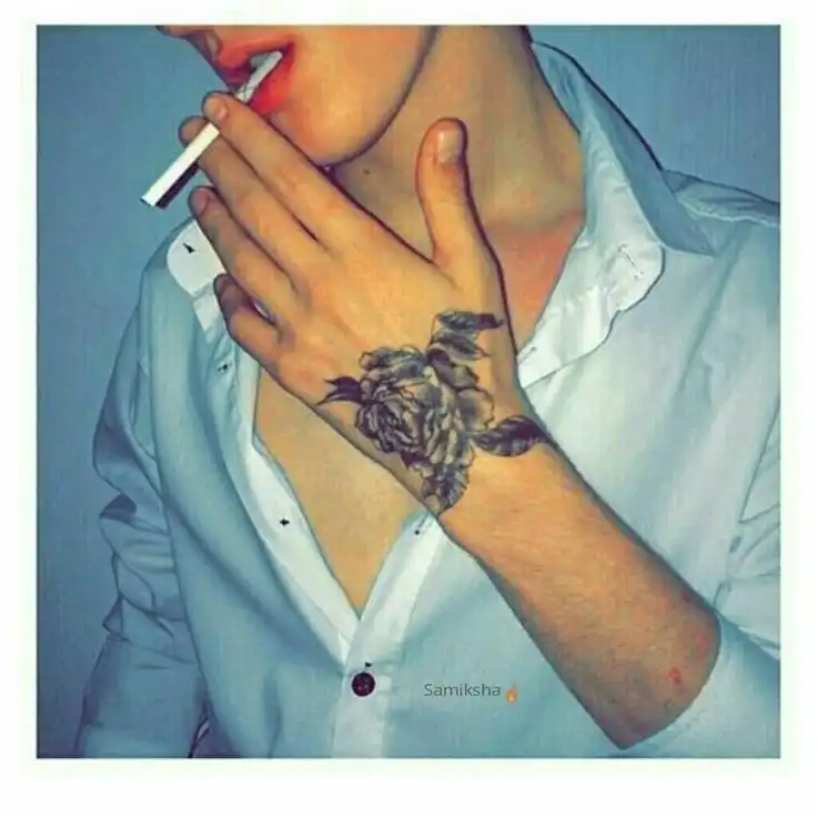 stylish smoking boy dp